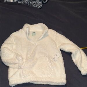 NWT SO Off-White Fleece Pullover